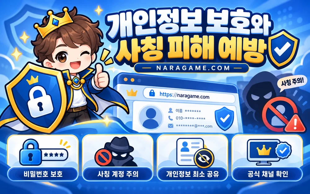 개인정보 보호와 사칭 피해 예방